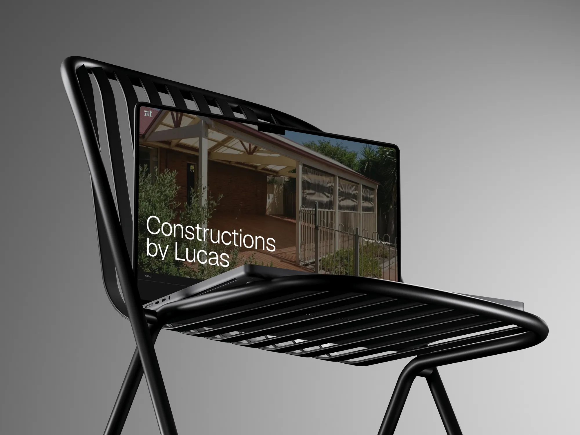 Constructions by Lucas website mockup