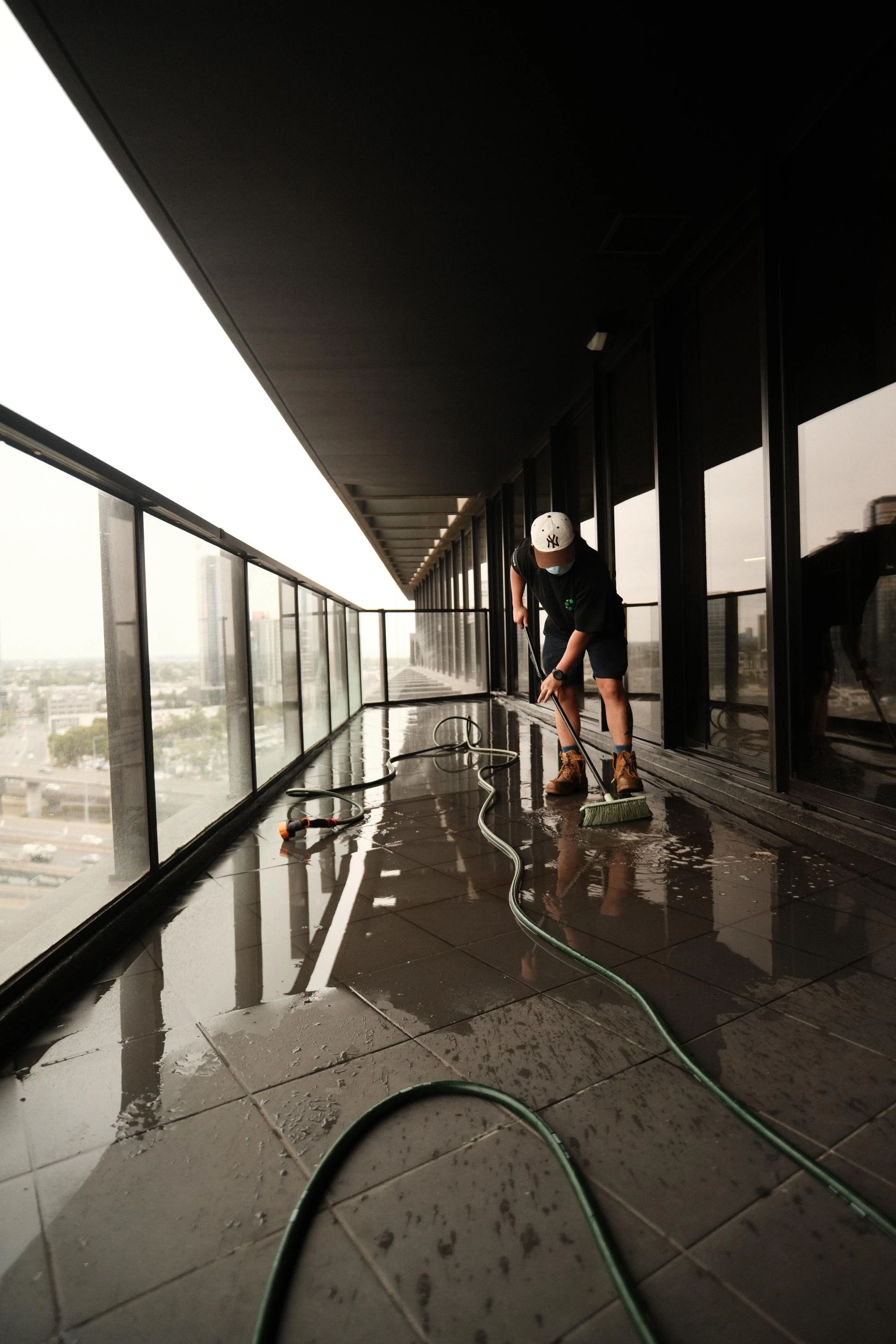 Nusara Cleaning Co. — cleaning in action
